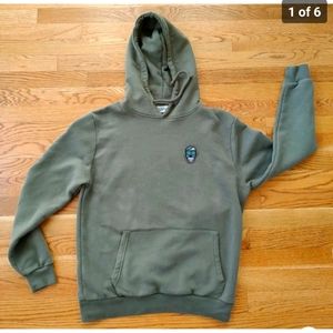 Suspicious Antwerp Green Hoodie Skull Sz S